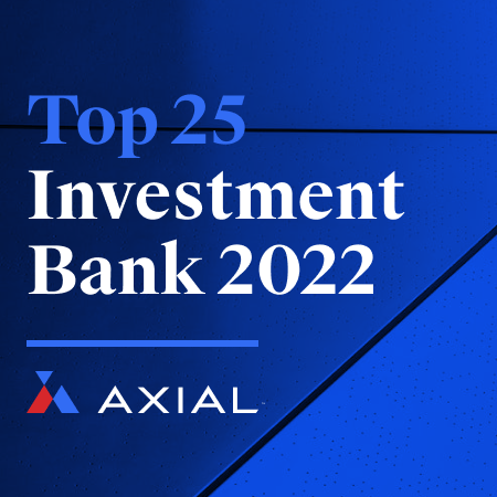 Bridgepoint Named to Axial’s Top 25 Investment Banks of 2022